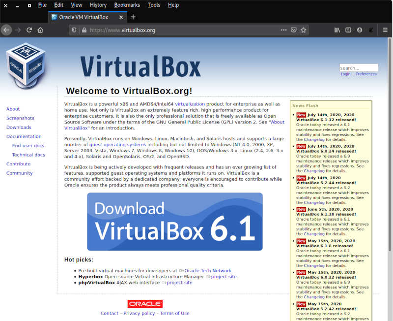 how to download linux for virtualbox